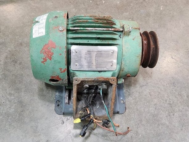 Rotex #SERIES-40, screener parts, gearbox & motor dr, 1/5 HP, 230/460 V., Fr.145T, 1.15 SF, w/ belts & motor - Image 6