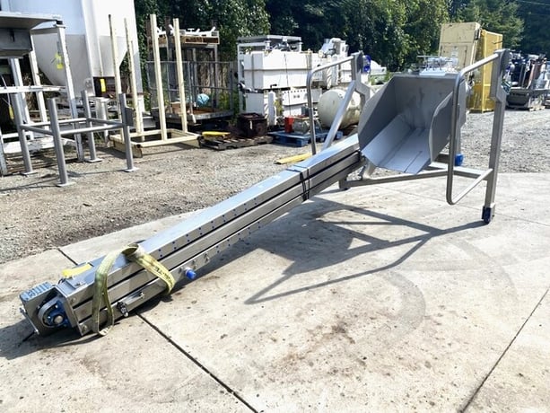 770 lb. Frontmatec #27000, portable container dumper, Stainless Steel, 460 V, 9' dump height, 108" dump, - Image 6