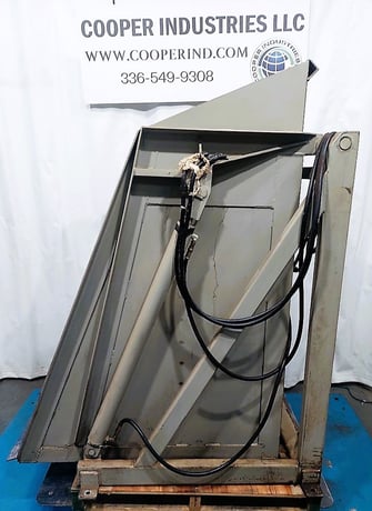 Tubar, box dumper, w/ pressure sense trigger mat, 39" width x 38" H x 48" L - Image 6