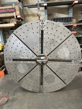 72" vertical turret lathe, 4-jaw chuck, vertical lathe - Image 1