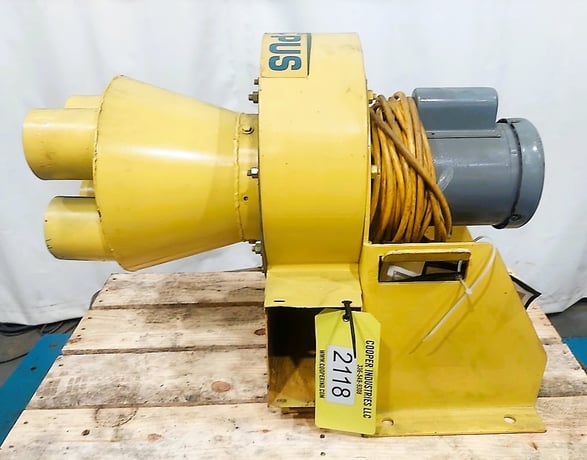1700 cfm, Coppus Tuthill #150031200, Blower, 6 SP, 5.375" width x 7.5" H Outlet, (4) 4" Inlets Adapter to 8" - Image 2