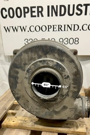 Cincinnati Fan #PB-9, Blower, cast aluminum, 4.5" diameter Inlet, 4" diameter Outlet, 0 HP, 3450 RPM - Image 6