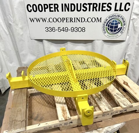 Bulk Bag Lifting Device, carbon steel, 47" x 47" Size, 4.5" L Loop Pockets, 3" Tube Steel - Image 2