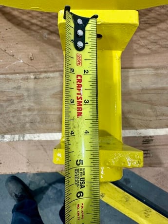 Bulk Bag Lifting Device, carbon steel, 47" x 47" Size, 4.5" L Loop Pockets, 3" Tube Steel - Image 5
