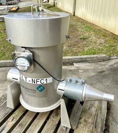 Schenck Process, Blower Inline Cartridge Filter, Stainless Steel, 5.5" diameter Inlet/Outlet, w/Transition - Image 2