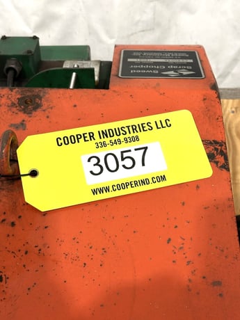 Sweed #CS400AA, Scrap Chopper, 0.75 HP, 1725 RPM, 115/208-230 V - Image 8