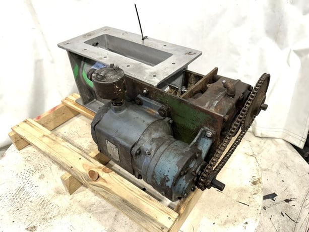 5" Wyssmont, Stainless Rotary Airlock Feeder, 14.5" x 5" Inlet/Outlet, 11" Inlet to Outlet, 1/3 HP - Image 5