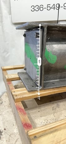 5" Wyssmont, Stainless Rotary Airlock Feeder, 14.5" x 5" Inlet/Outlet, 11" Inlet to Outlet, 1/3 HP - Image 9