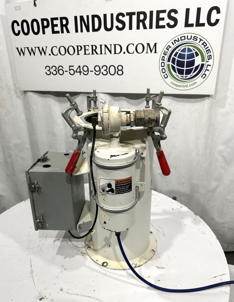 MAC, Small Pulse Jet Dust Collector, carbon steel, Parts Only, 10" diameter X 22" tall - Image 3