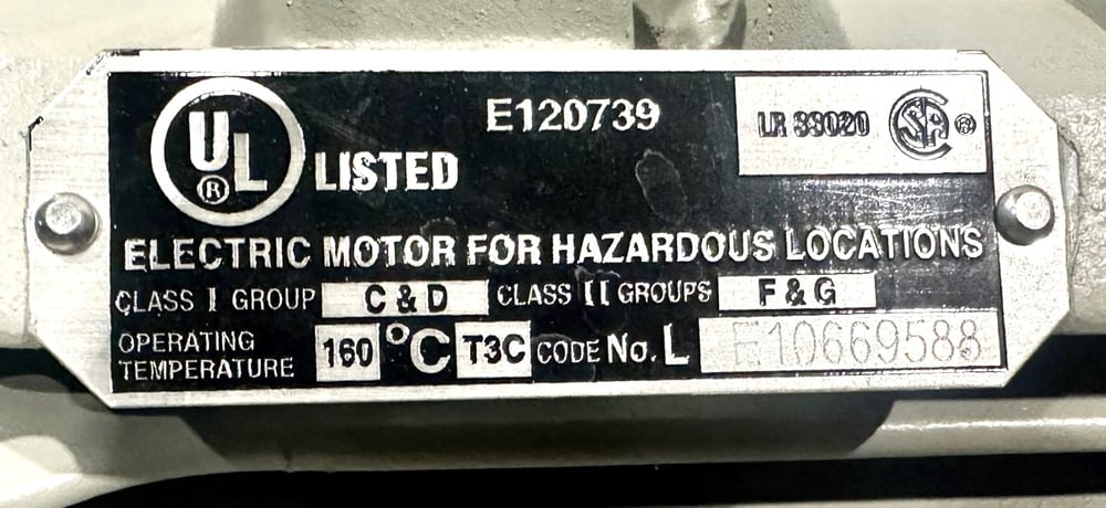 20 HP 1180 RPM Siemens, Electric Motor, VFD-Rated, Frame 286T, Type XP100, 3 Phase, 60 Hz, 54/27 Amps - Image 6