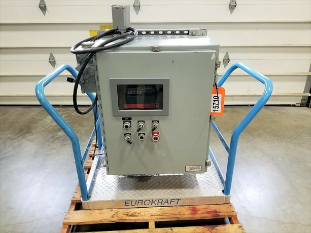 1 HP Allen-Bradley #GP-2000, Variable Speed Drive, Mounted on 24" x 36" Portable Cart, 2.1 kVA, 5.3 Amps, 230 - Image 3