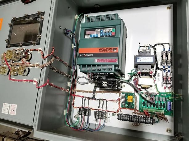 1 HP Allen-Bradley #GP-2000, Variable Speed Drive, Mounted on 24" x 36" Portable Cart, 2.1 kVA, 5.3 Amps, 230 - Image 6