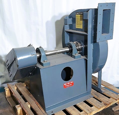 Phelps #PB-21X.42, Centrifugal Pressure Blower, 7.5" diameter Inlet, 4" x 9.375" Outlet, 10 HP, 1770 RPM - Image 2