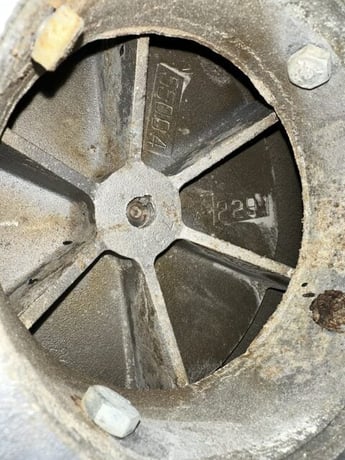 Cincinnati Fan #PB-10A, Blower, Cast Aluminum Housing, 5.5" diameter Inlet, 5" diameter Outlet, 1 HP, 3450 - Image 6
