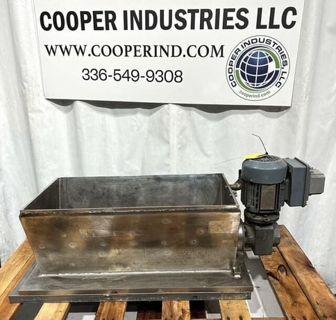 Stainless Steel Jacketed Ingredient Feeder/Lumpbreaker, 25.5" x 12.5" Inlet, 25.5" x 6.5" Outlet, 12" overall - Image 5