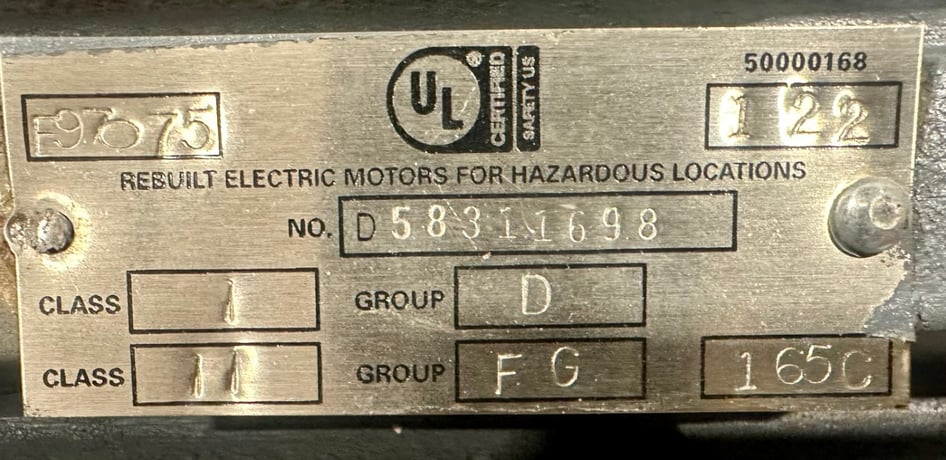 25 HP 885 RPM Westinghouse, Electric Motor, Frame 326T, 3 Phase, 60 Hz, 65/32.5 Amps, 230/460 V - Image 5