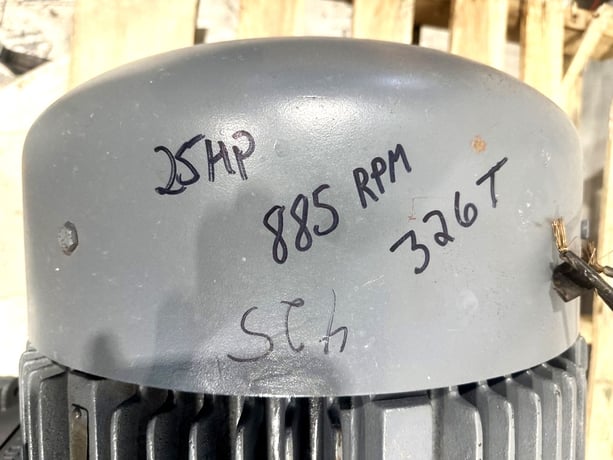 25 HP 885 RPM Westinghouse, Electric Motor, Frame 326T, 3 Phase, 60 Hz, 65/32.5 Amps, 230/460 V - Image 6