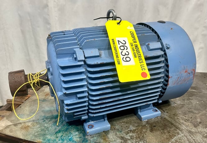 20 HP 1775 RPM Hyundai Crown Triton #PLP256SR235B, Motor, Frame 256T, 3 Phase, 60 Hz, 49.6/24.8 Amps, 230/460 - Image 3