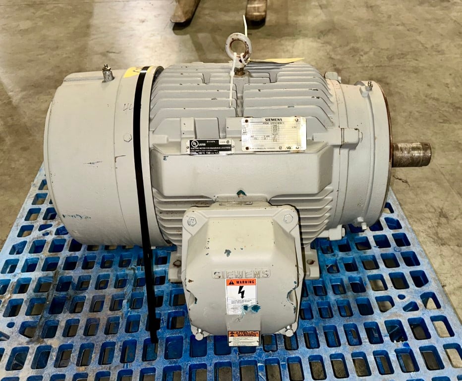 40 HP 1770 RPM Siemens, Electric Motor, Frame 324TC, 3 Phase, 60 Hz, 47 Amps, 460 V - Image 1