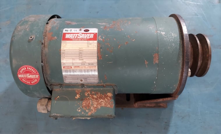 2 HP 1745/1435 RPM Leeson Wattsaver #C145T17FC38C, Inverter Duty AC Motor, 3 Phase, 60/50 Hz, 208-230/190 V - Image 1