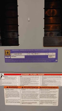 600 Amp. Square D, Panelboard, 120/208Y Volts, 600A 700A NF Panelboard Loaded NEW 14 Breakers Installed - Image 7