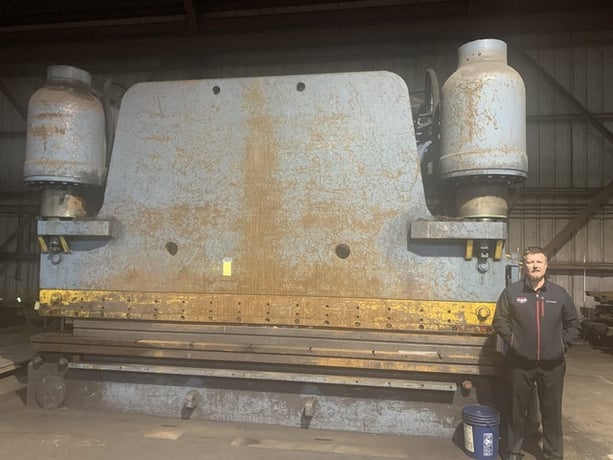 1000 Ton, Pacific #K1000, Hydraulic Press Brake, 16' overall, rebuilt in progress 4/17/25 - Image 1