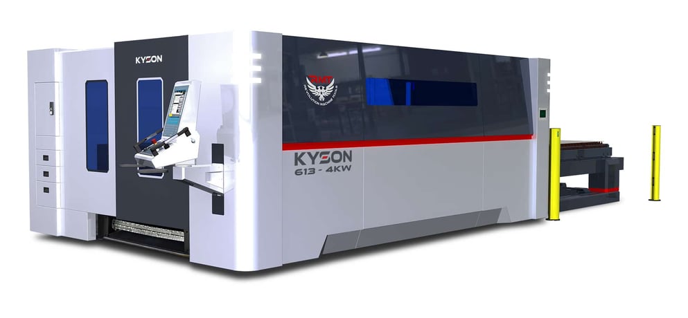 RMT Kyson #612 / 613, laser cutter, 2kW-15kW, 6' 6" x 12' or 6' 6" x 13' 1" - Image 1