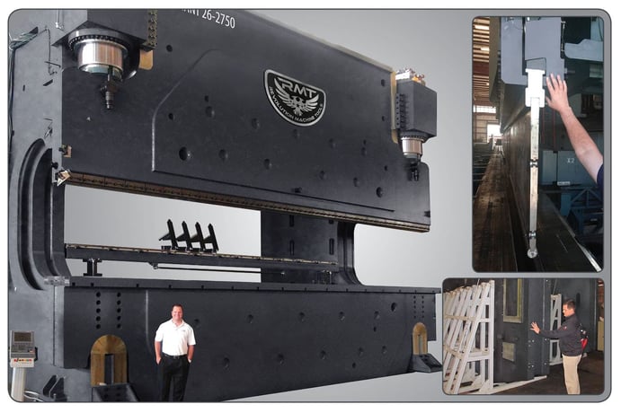 660 -20k Ton, RMT #B-GIANT Series, cnc press brake, 7-14+ axis, 10'-40' bending length - Image 6