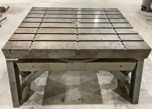40" x 50" DeVlieg, airlift rotary index table - Image 1