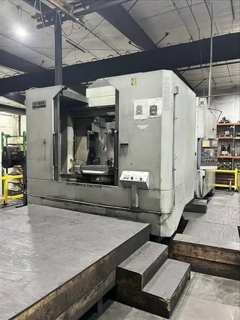 Hyundai Kia #HS-800, twin pallet CNC horizontal machining center, 41.3" X, 34.4" Y, 34.4" Z, 120 automatic - Image 1