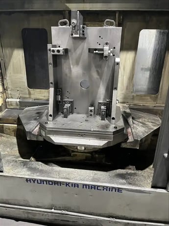 Hyundai Kia #HS-800, twin pallet CNC horizontal machining center, 41.3" X, 34.4" Y, 34.4" Z, 120 automatic - Image 6