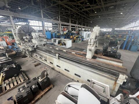 50"/130" x 362" LeBlond #4025-36, heavy duty sliding bed gap lathe, 58" chk, 4-jaw, 3" hole, Newall TB211000 - Image 1