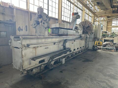 50"/130" x 362" LeBlond #4025-36, heavy duty sliding bed gap lathe, 58" chk, 4-jaw, 3" hole, Newall TB211000 - Image 2