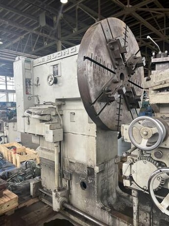 50"/130" x 362" LeBlond #4025-36, heavy duty sliding bed gap lathe, 58" chk, 4-jaw, 3" hole, Newall TB211000 - Image 3