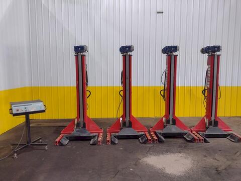17000 lb. Eurogamma, portable column lifts jacks - Image 2