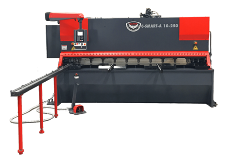 1/4"-3/4" RMT C-SMART Series, hydraulic swing beam shears, 12 models, 10' 2" or 12' 2" max L, 14" throat, 20 - Image 1
