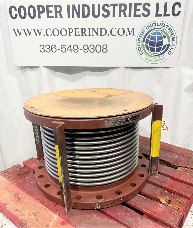 Stainless Steel Expansion Joint, 20.25" I.D. w/27.5" O.D. Flange, 100 psig, 600 F, Never Used, 2020 - Image 1