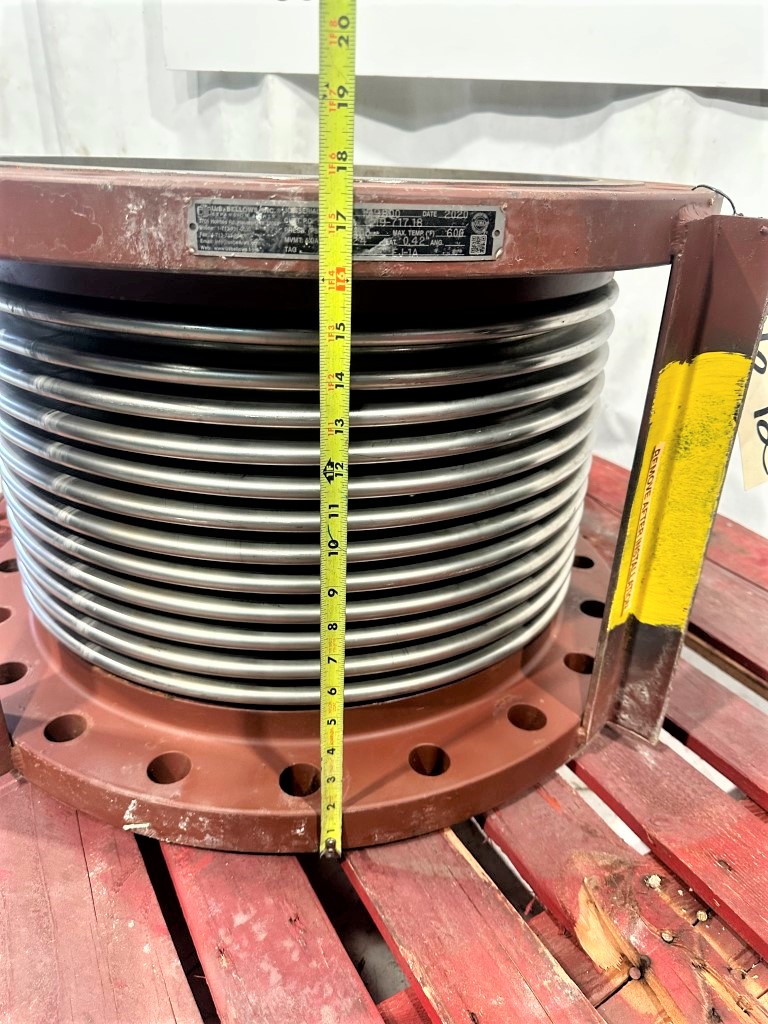Stainless Steel Expansion Joint, 20.25" I.D. w/27.5" O.D. Flange, 100 psig, 600 F, Never Used, 2020 - Image 2
