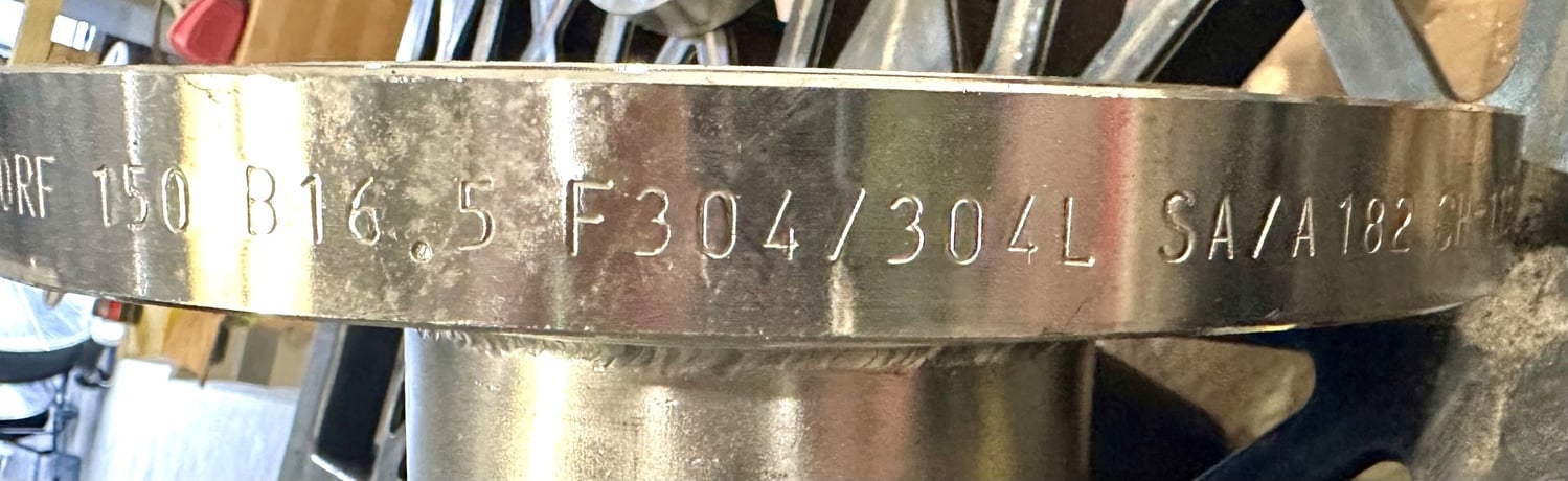 Stainless Weld on Pipe Fittings w/Stub Ends, 150 lb. Flange, 4" diameter, 4" Stubs, 6 Qty. - Image 10