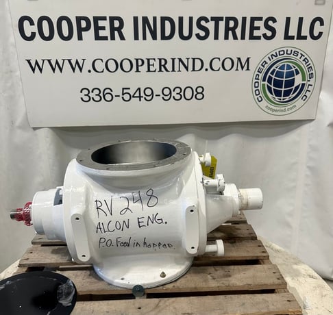10" Nu-Con #DT-500, Rotary Airlock, Stainless Steel, 10" Inlet/Outlet, 13" H Inlet to Outlet, Rebuilt - Image 2