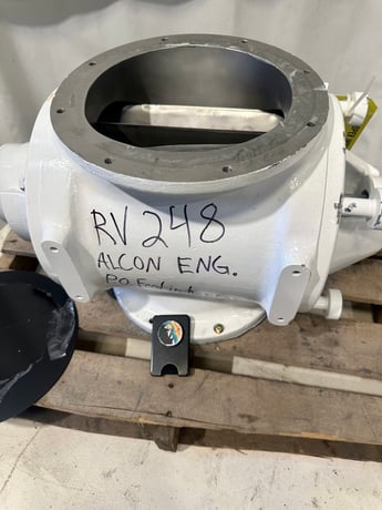 10" Nu-Con #DT-500, Rotary Airlock, Stainless Steel, 10" Inlet/Outlet, 13" H Inlet to Outlet, Rebuilt - Image 6