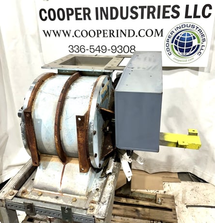 10" Young, Rotary Valve, Stainless Steel, Side Entry Design, 10" x 10" Inlet/Outlet, 1 HP, 208-230-460 V - Image 1