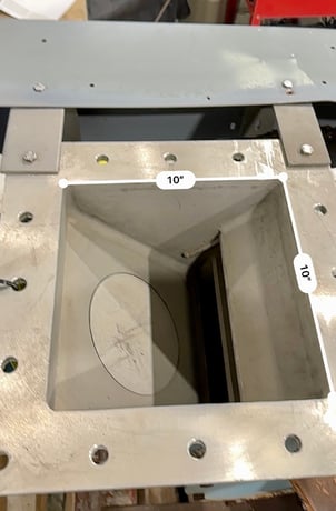 10" Young, Rotary Valve, Stainless Steel, Side Entry Design, 10" x 10" Inlet/Outlet, 1 HP, 208-230-460 V - Image 7