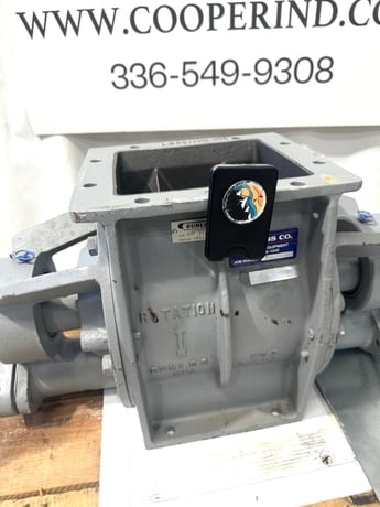 8" Buhler, Rotary Airlock, Carbon Steel, 8" x 8" Inlet w/10" x 10" Flange, 3" I.D. Blow Through Outlet, 13" H - Image 9