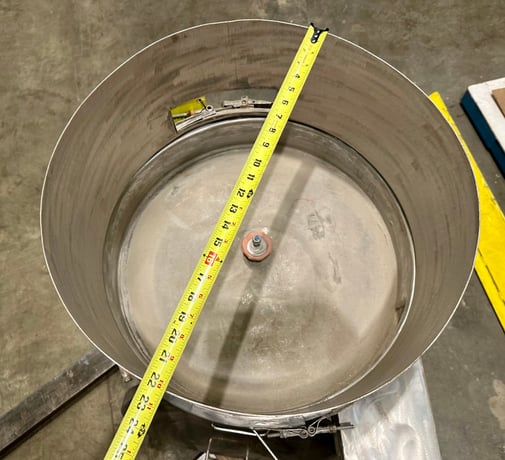 24" Sweco #S24S412, Round Screener Sifter, Stainless, 4" H Bottom & 9" H Second Rings, 6" diameter Outlet - Image 8