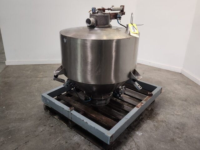 12 cu.ft. Stainless Steel Weigh Bin, 36 diameter x 18" straight side - Image 2
