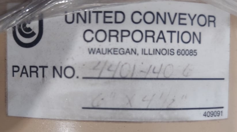 4" United Conveyor Corp., Pneumatic Knife Gate Valve, 2" Face to Face, 6" Bore x 4.5" Stroke Air Cylinder - Image 7