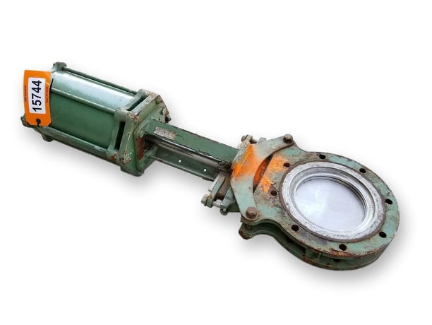 8" DeZurik, Knife Gate Valve, Stainless Steel - Image 1