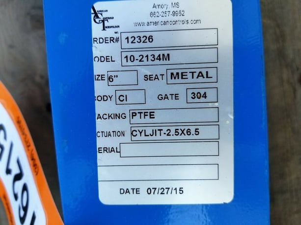 6" Orbinox #Ex-Series-10, Knife Gate Valve, Wafer Style, Class 150 - Image 8