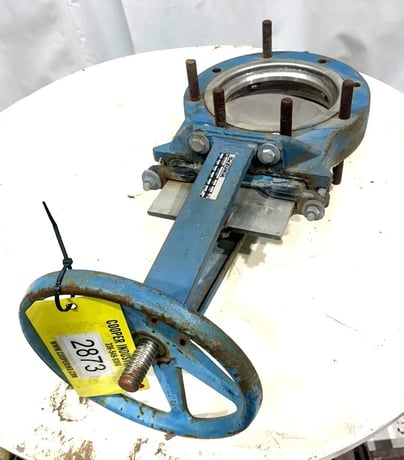 8" DeZurik, Manual Knife Gate, 150 psi CWP, 450 F max. - Image 3